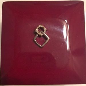 Chocolate diamond pendant for necklace